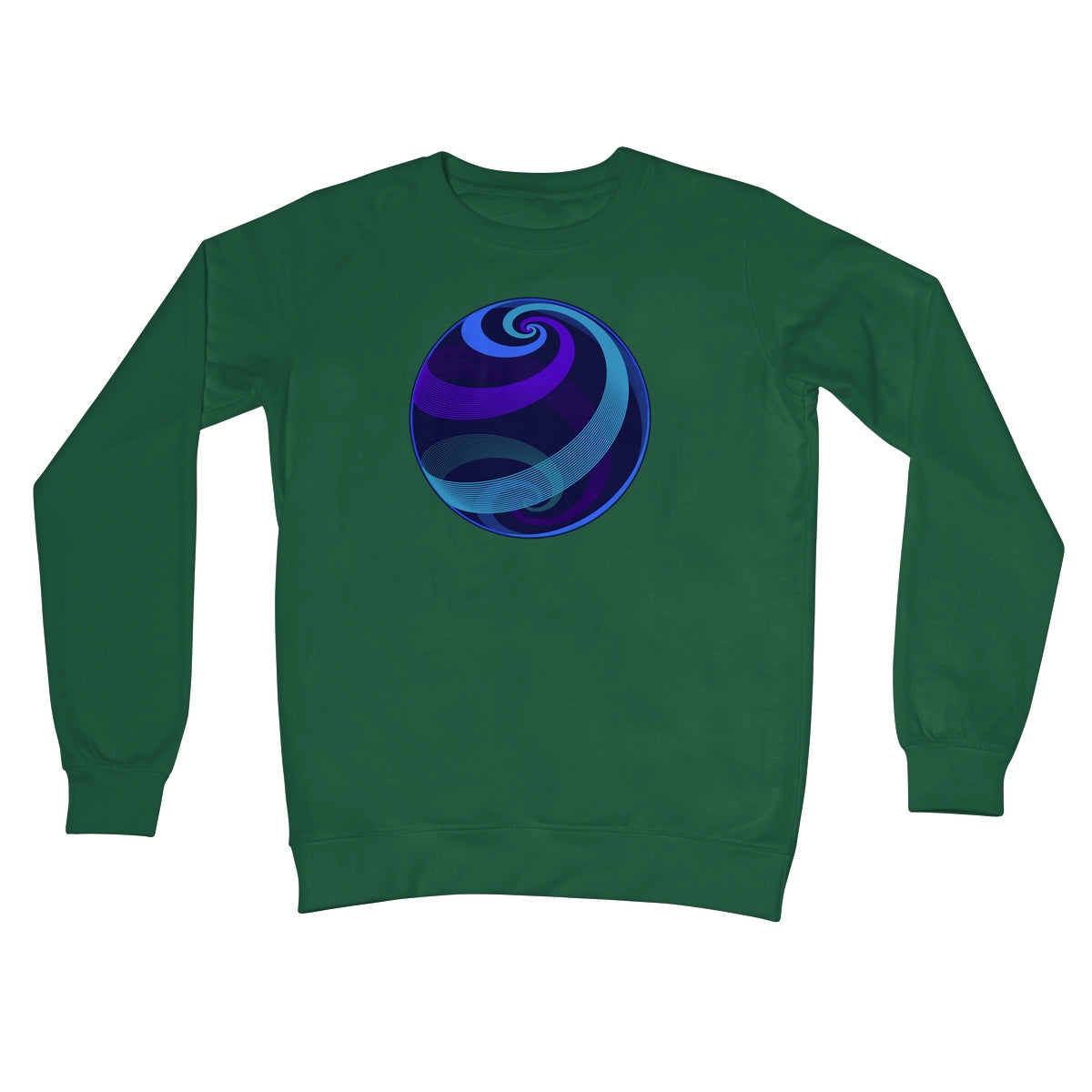 Loxodromes, Twilight Globe Crew Neck Sweatshirt