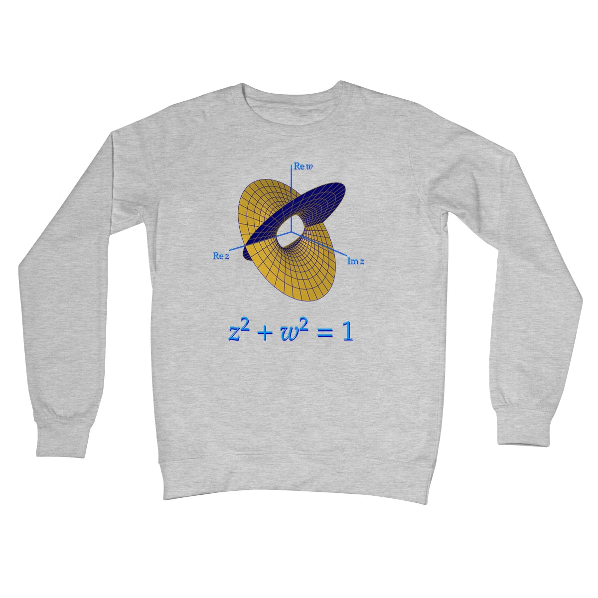 Complex Circle, 1 Slit Crew Neck Sweatshirt