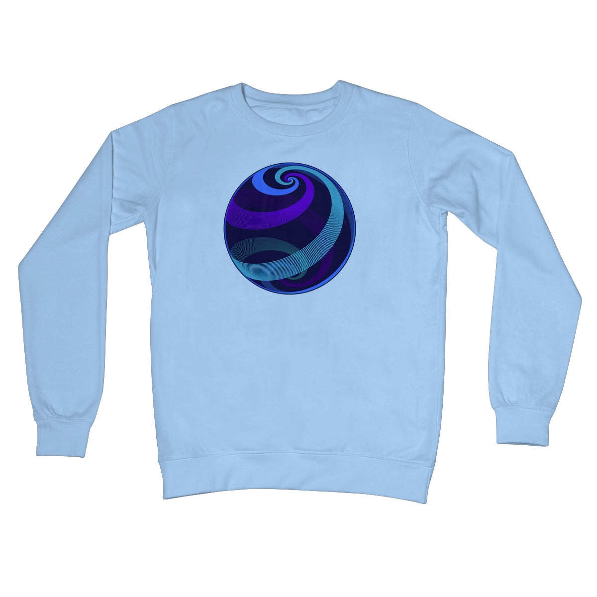 Loxodromes, Twilight Globe Crew Neck Sweatshirt