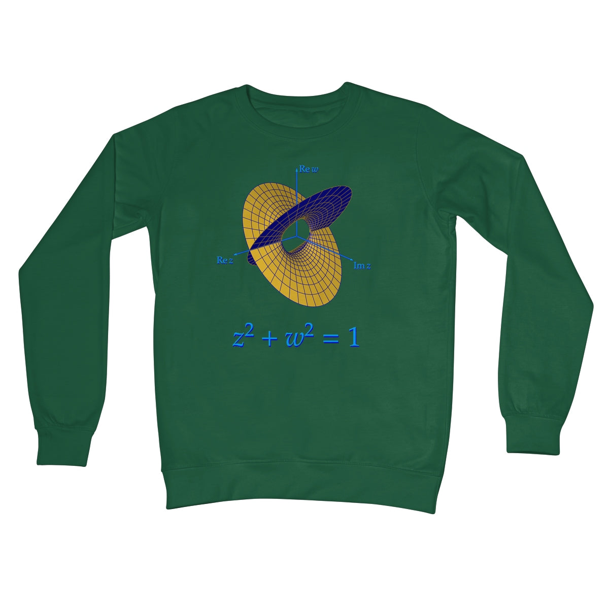 Complex Circle, 1 Slit Crew Neck Sweatshirt