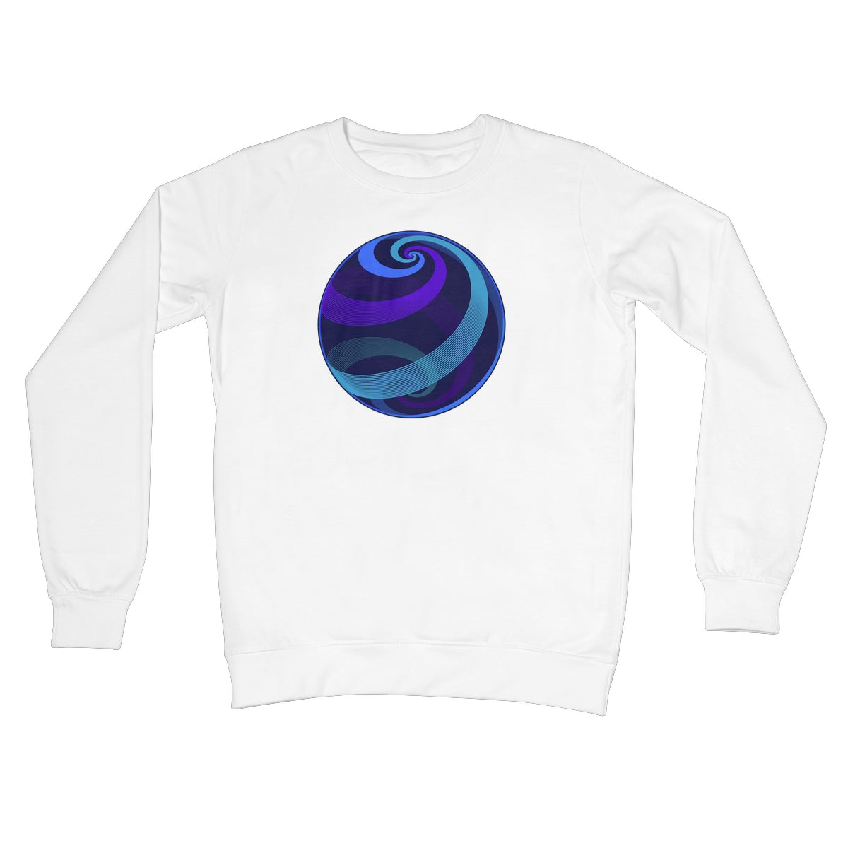 Loxodromes, Twilight Globe Crew Neck Sweatshirt