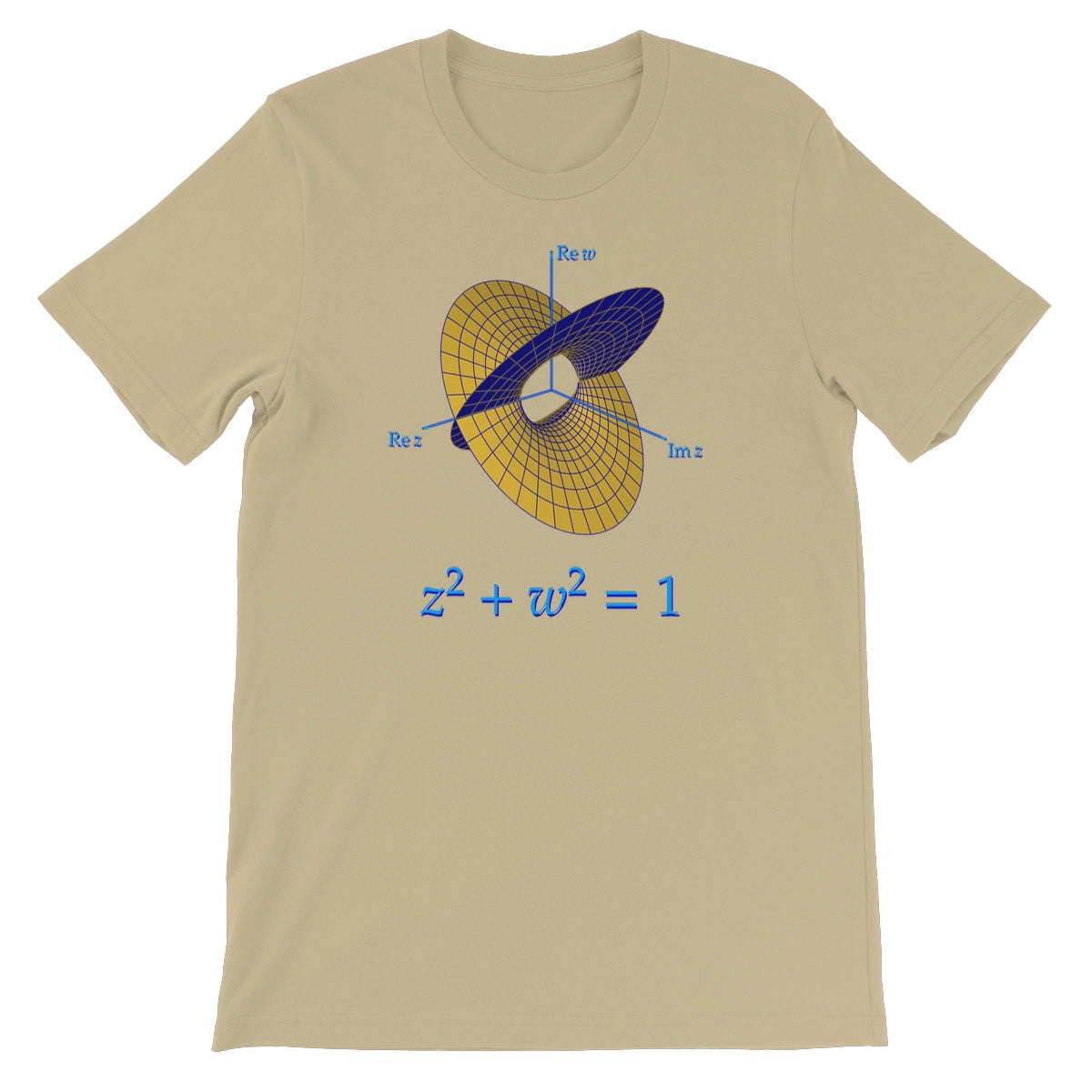 Complex Circle, 1 Slit Unisex Short Sleeve T-Shirt