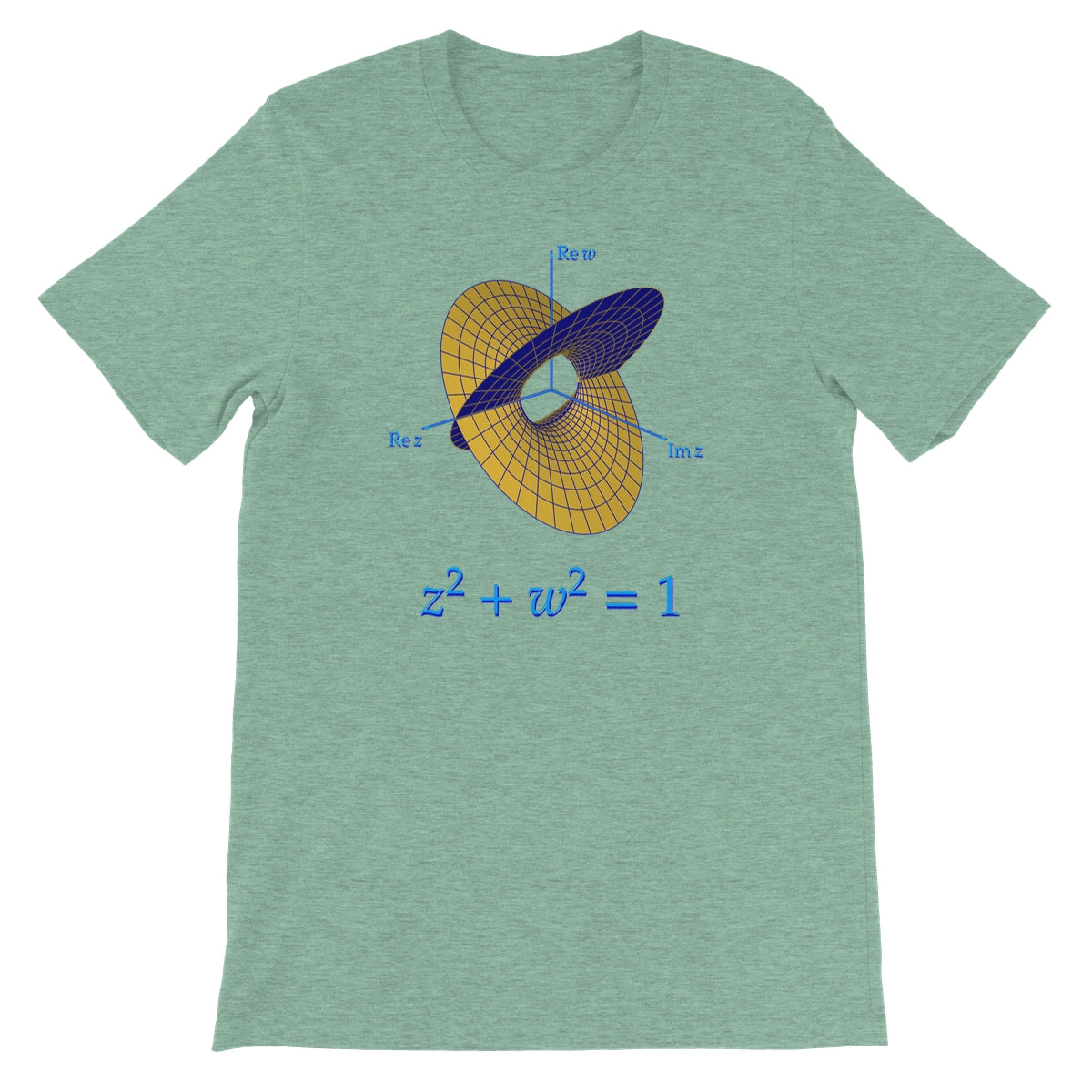 Complex Circle, 1 Slit Unisex Short Sleeve T-Shirt