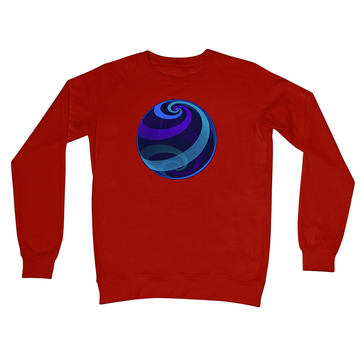 Loxodromes, Twilight Globe Crew Neck Sweatshirt