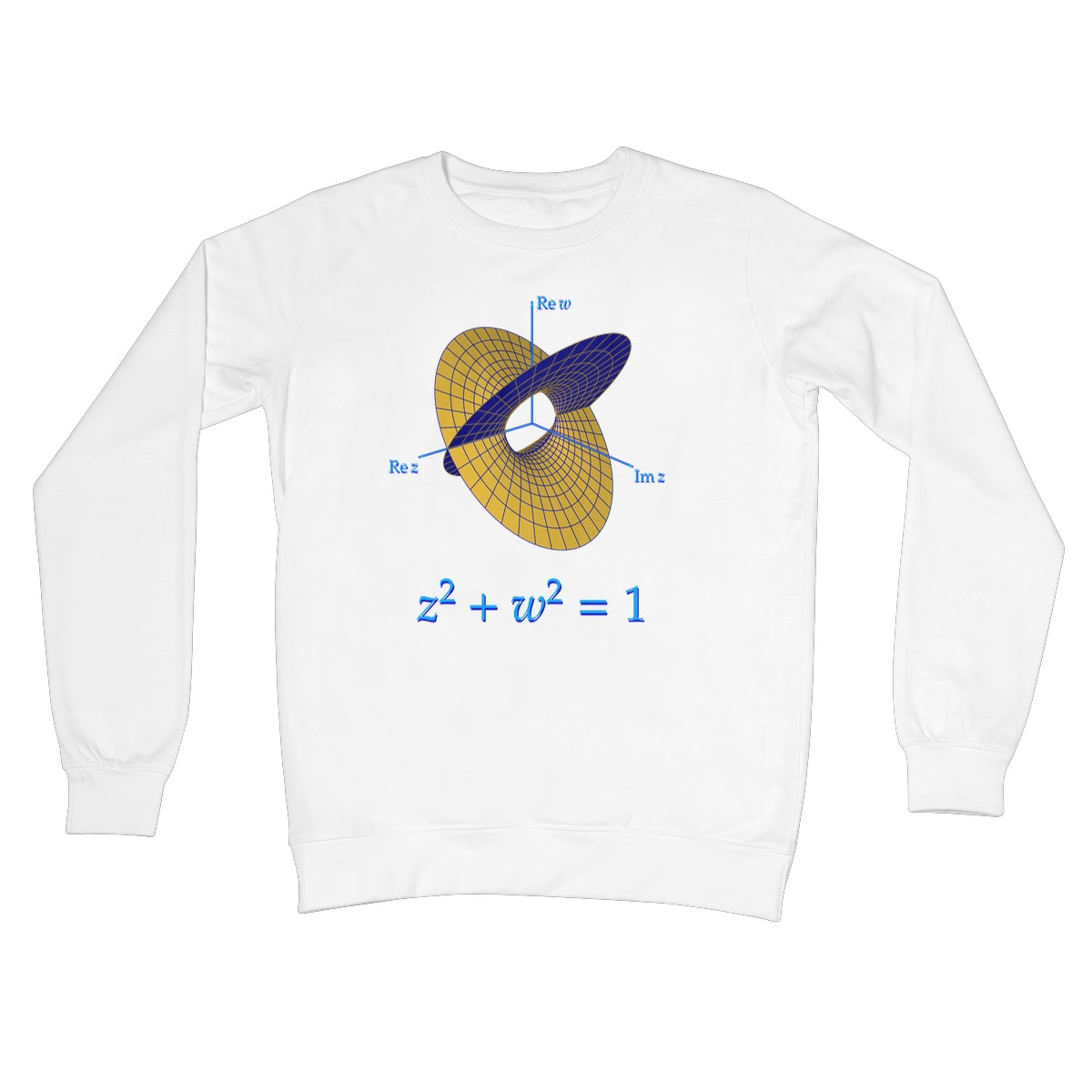 Complex Circle, 1 Slit Crew Neck Sweatshirt