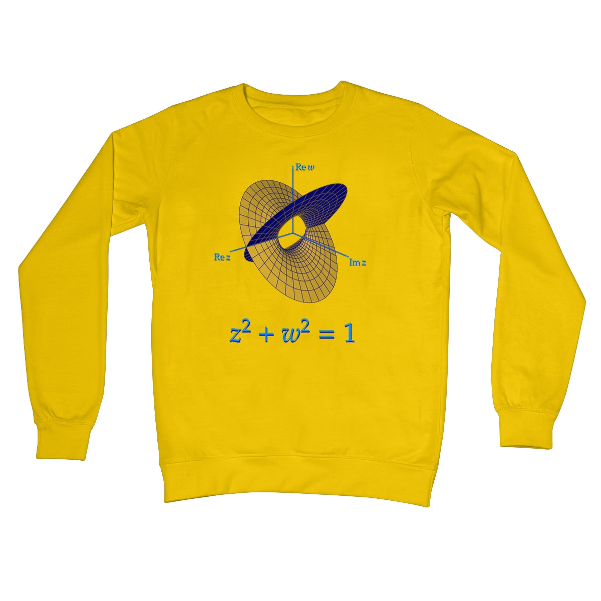 Complex Circle, 1 Slit Crew Neck Sweatshirt