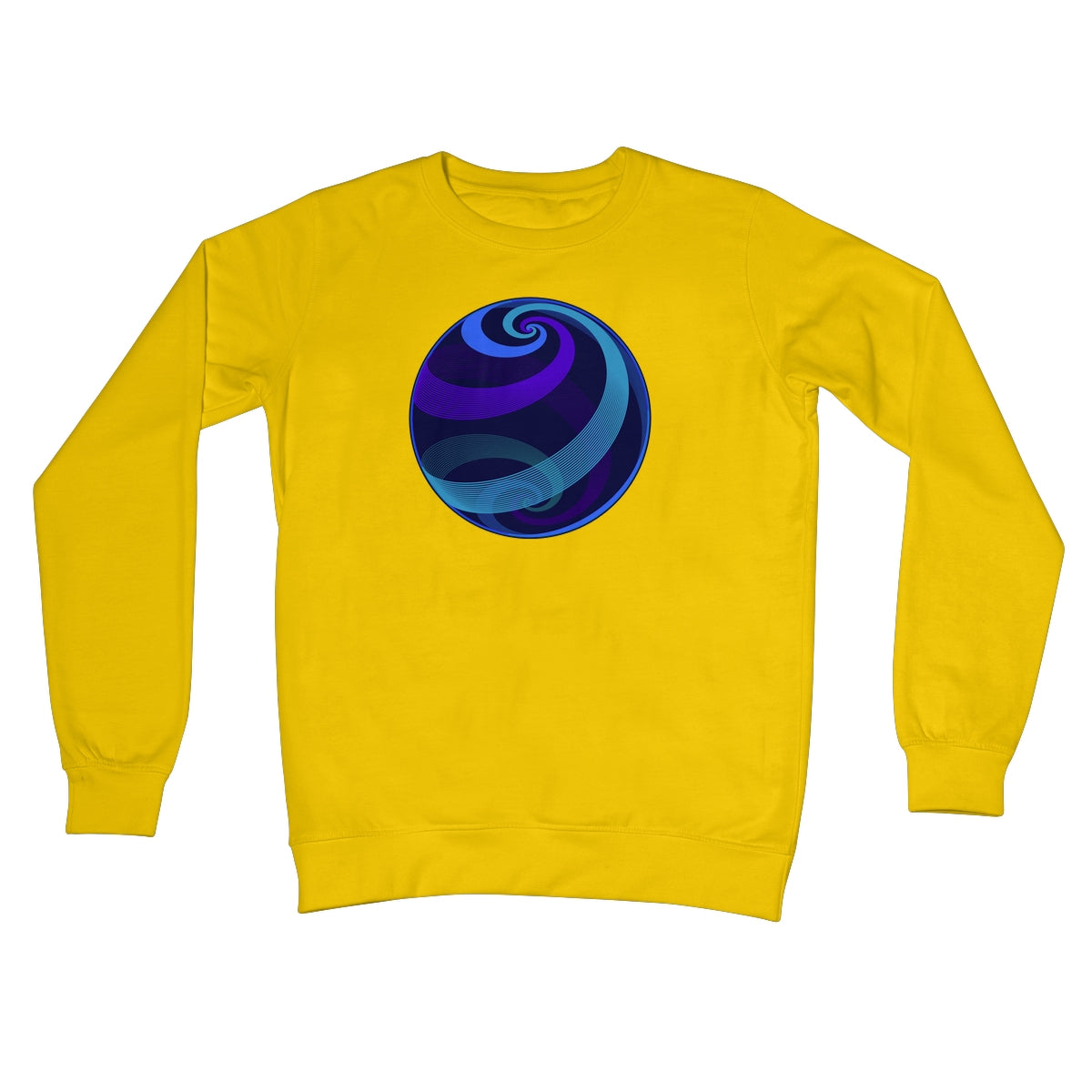 Loxodromes, Twilight Globe Crew Neck Sweatshirt