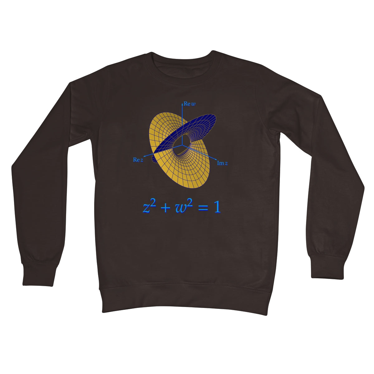 Complex Circle, 1 Slit Crew Neck Sweatshirt