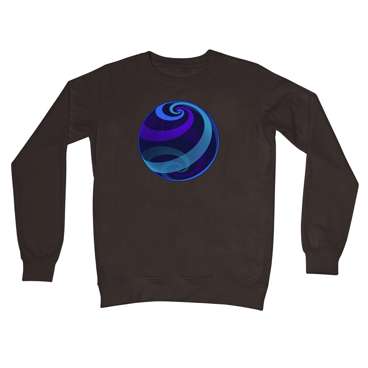 Loxodromes, Twilight Globe Crew Neck Sweatshirt