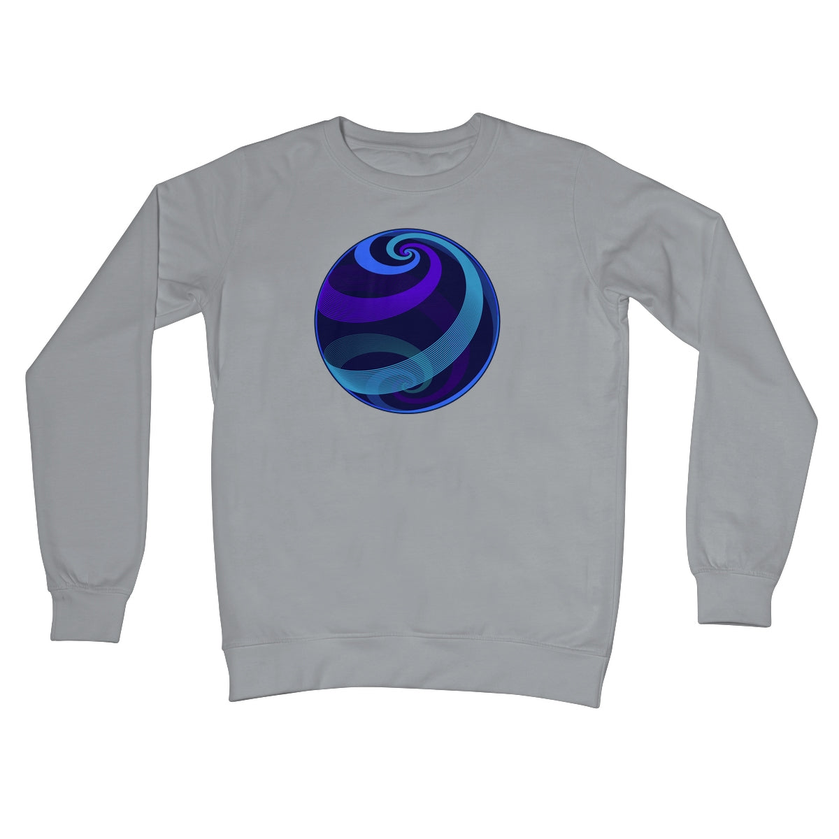 Loxodromes, Twilight Globe Crew Neck Sweatshirt