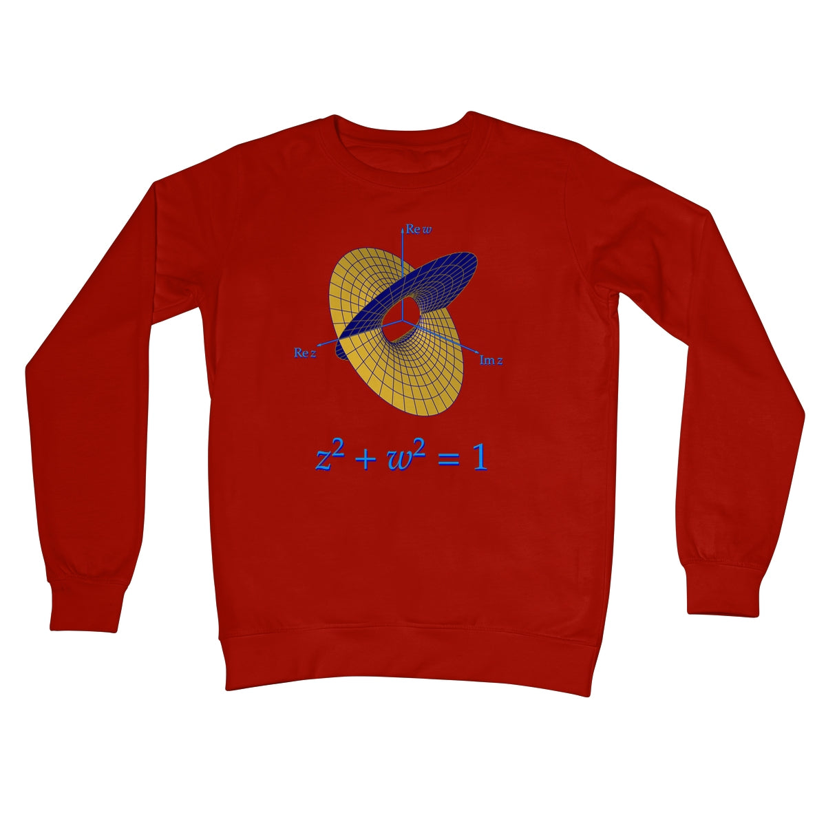 Complex Circle, 1 Slit Crew Neck Sweatshirt