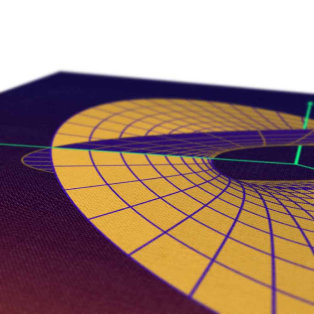 Complex Circle, 1 Slit Eco Canvas
