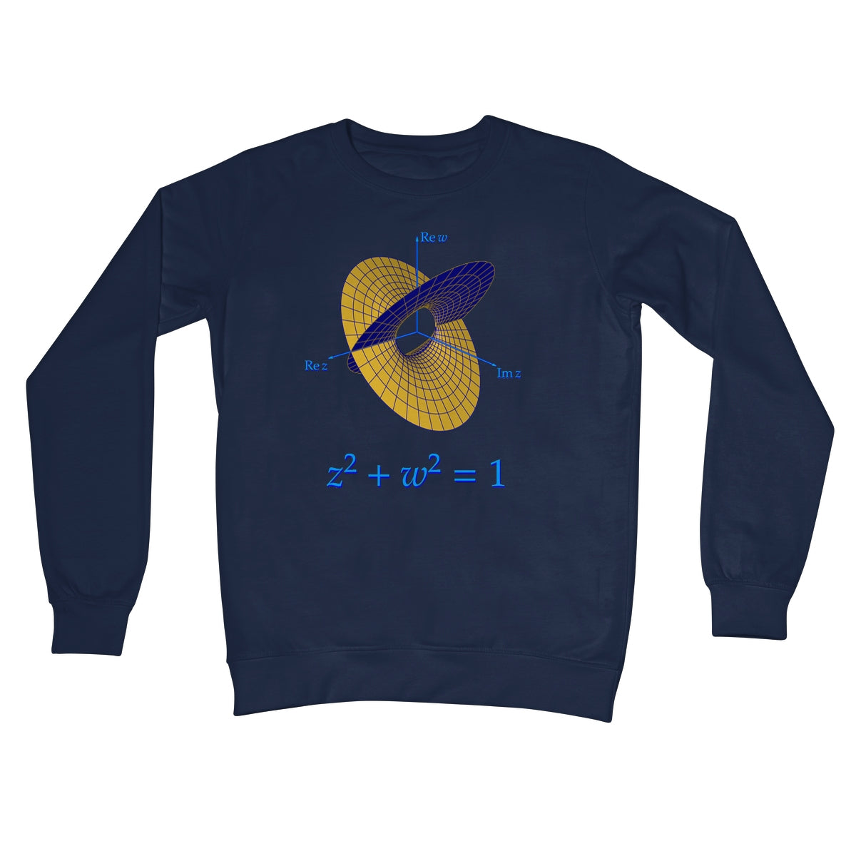 Complex Circle, 1 Slit Crew Neck Sweatshirt