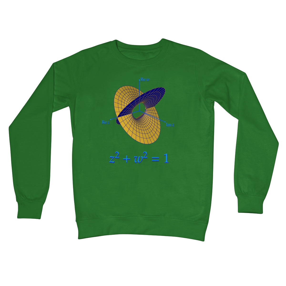 Complex Circle, 1 Slit Crew Neck Sweatshirt