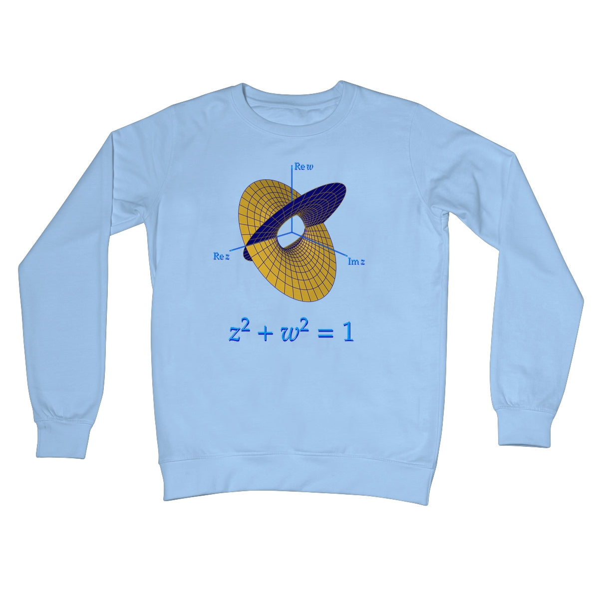 Complex Circle, 1 Slit Crew Neck Sweatshirt