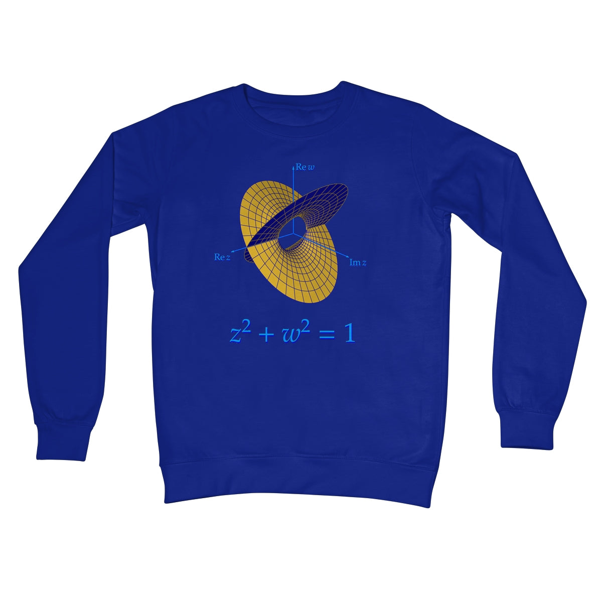 Complex Circle, 1 Slit Crew Neck Sweatshirt