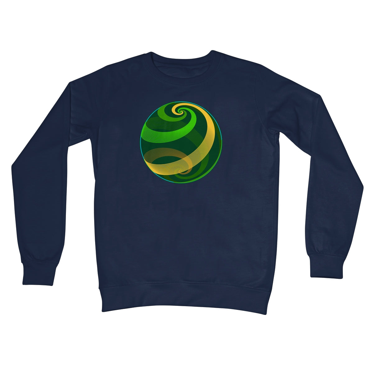 Loxodromes, Pond Globe Crew Neck Sweatshirt