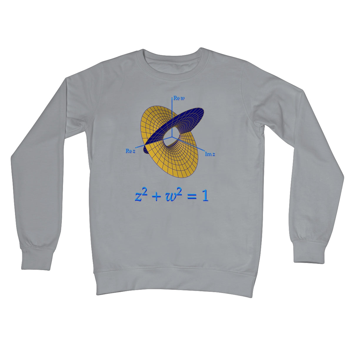 Complex Circle, 1 Slit Crew Neck Sweatshirt