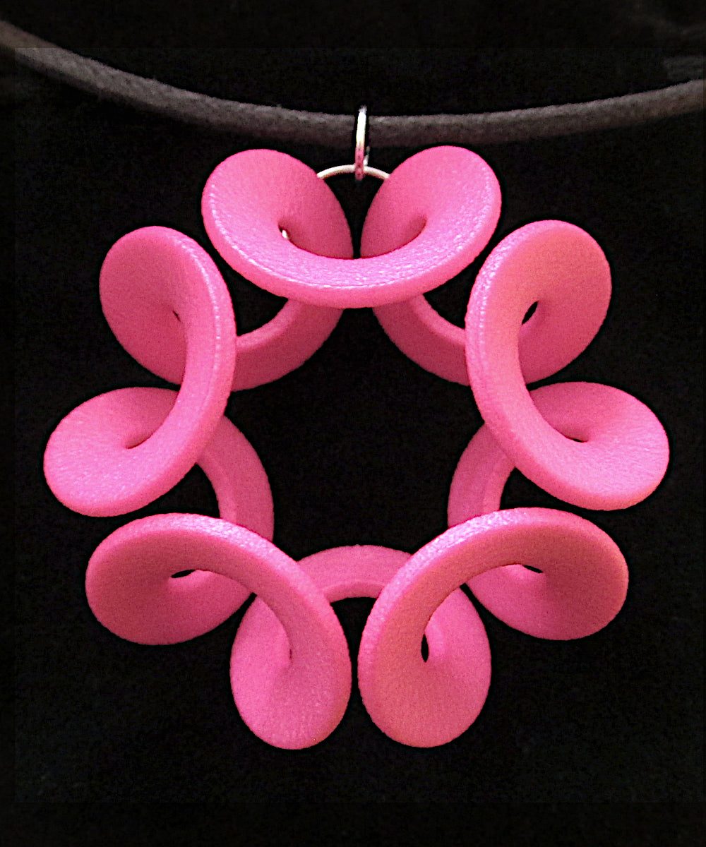 Pink Carnation Necklace