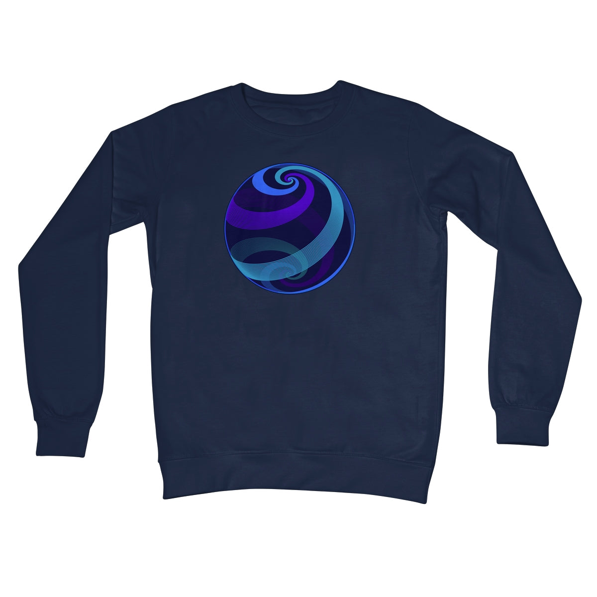 Loxodromes, Twilight Globe Crew Neck Sweatshirt