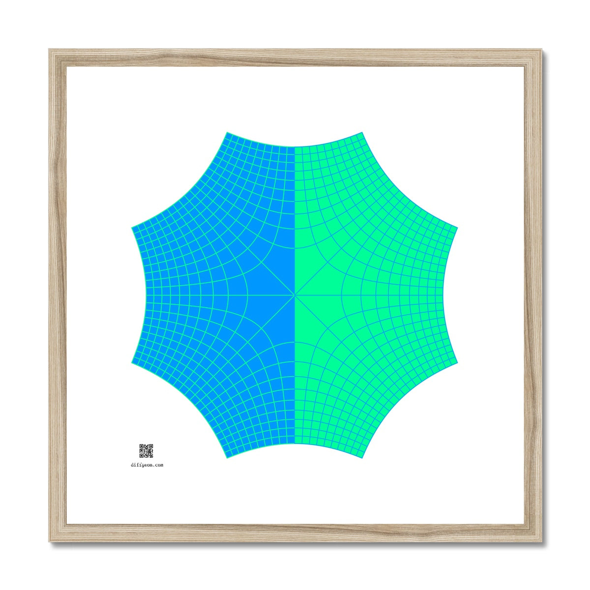 Complex Square Roots Framed & Mounted Print