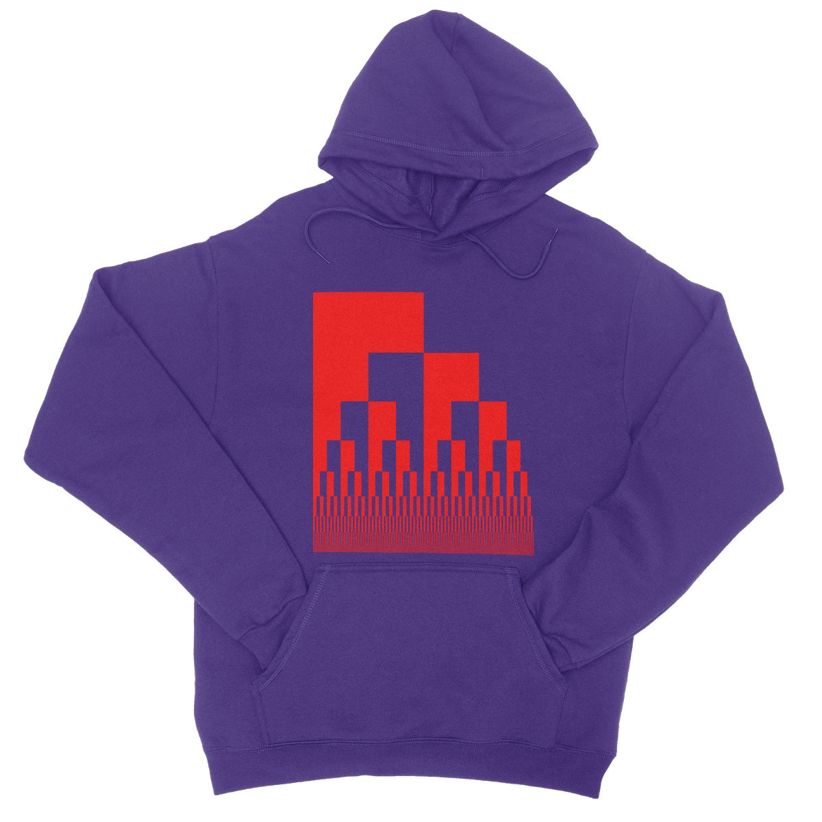Binary Cascade, Red College Hoodie