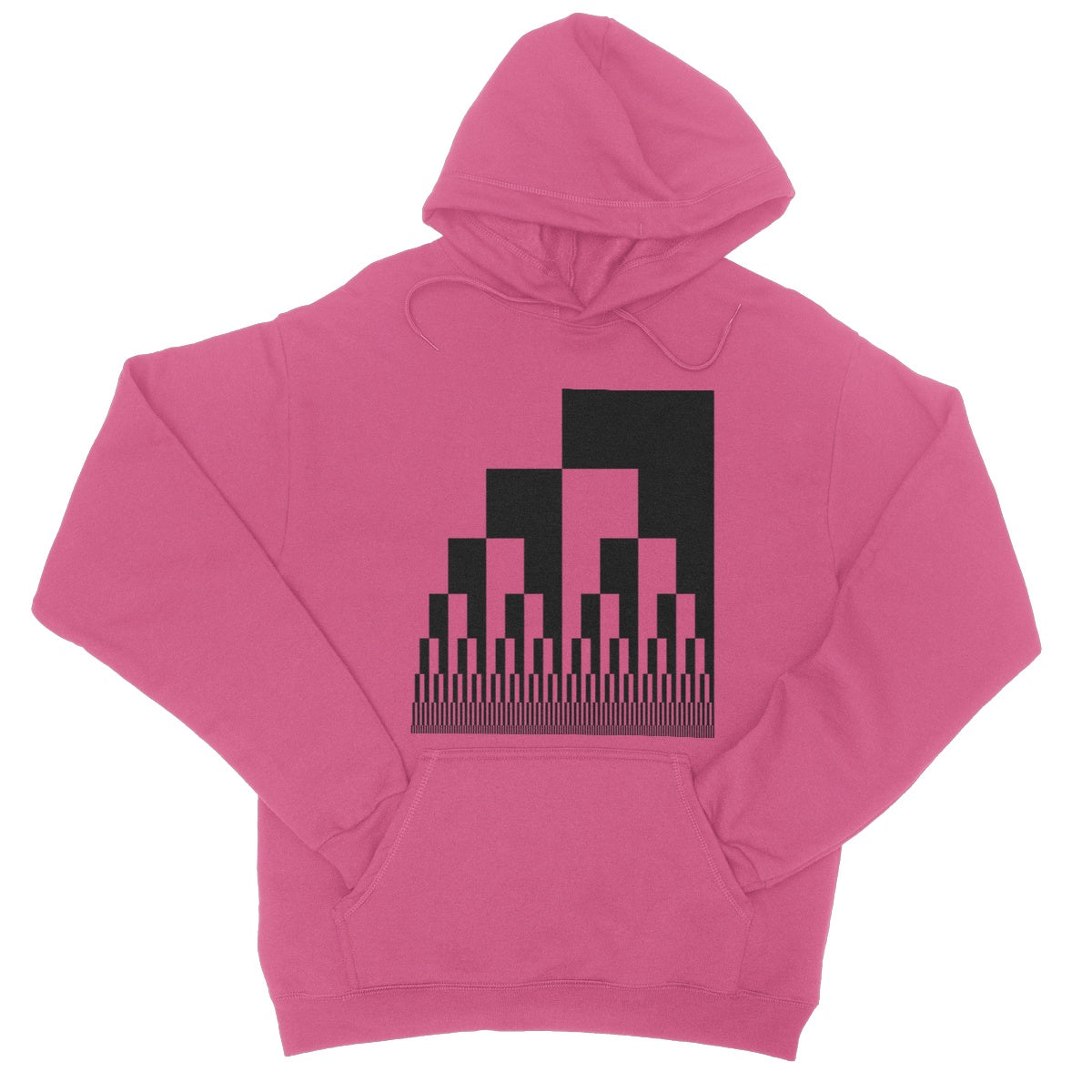 Binary Cascade College Hoodie