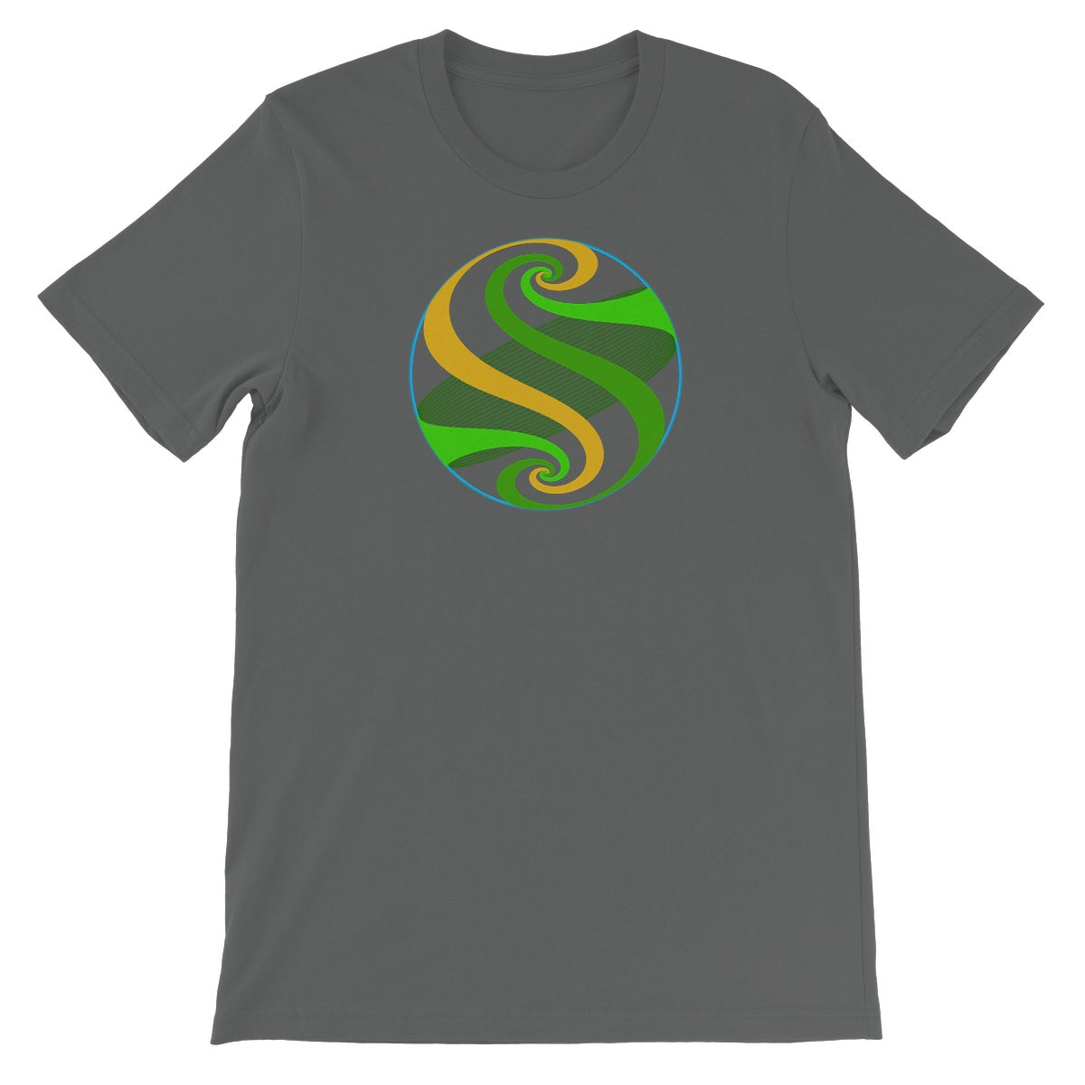 Möbius Flow, Pond Sphere Unisex Short Sleeve T-Shirt