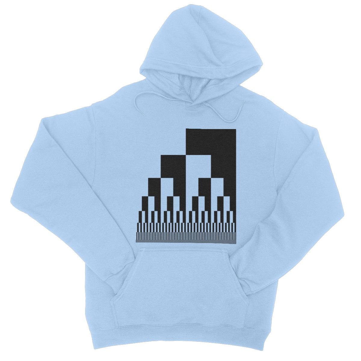 Binary Cascade College Hoodie