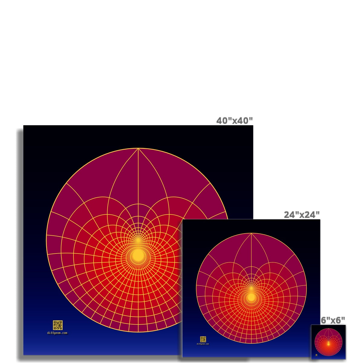 Lotus, Sunset Wall Art Poster