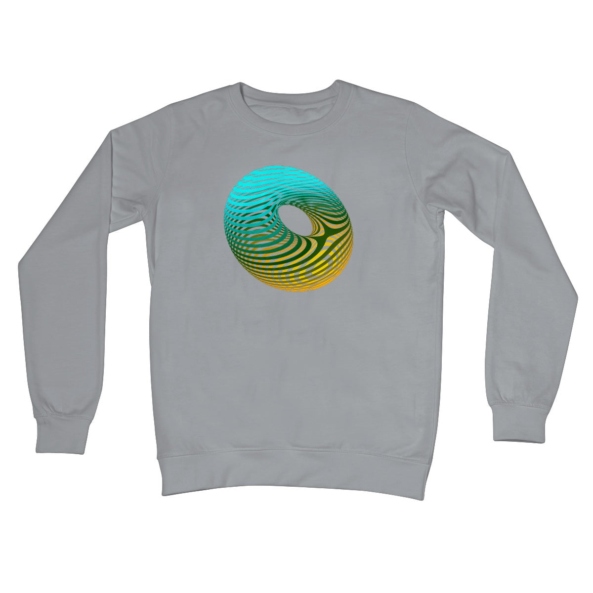 Morse Theory, Oblique Crew Neck Sweatshirt