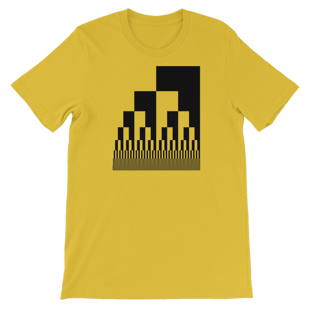 Binary Cascade Unisex Short Sleeve T-Shirt