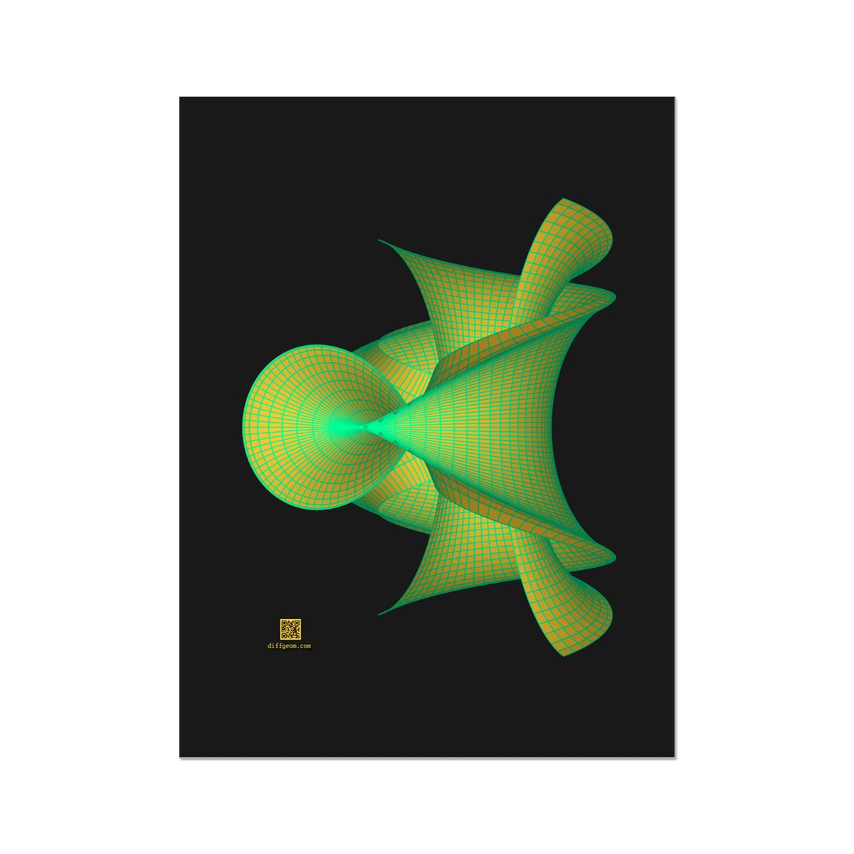 Kuen's Surface, Gold Wall Art Poster