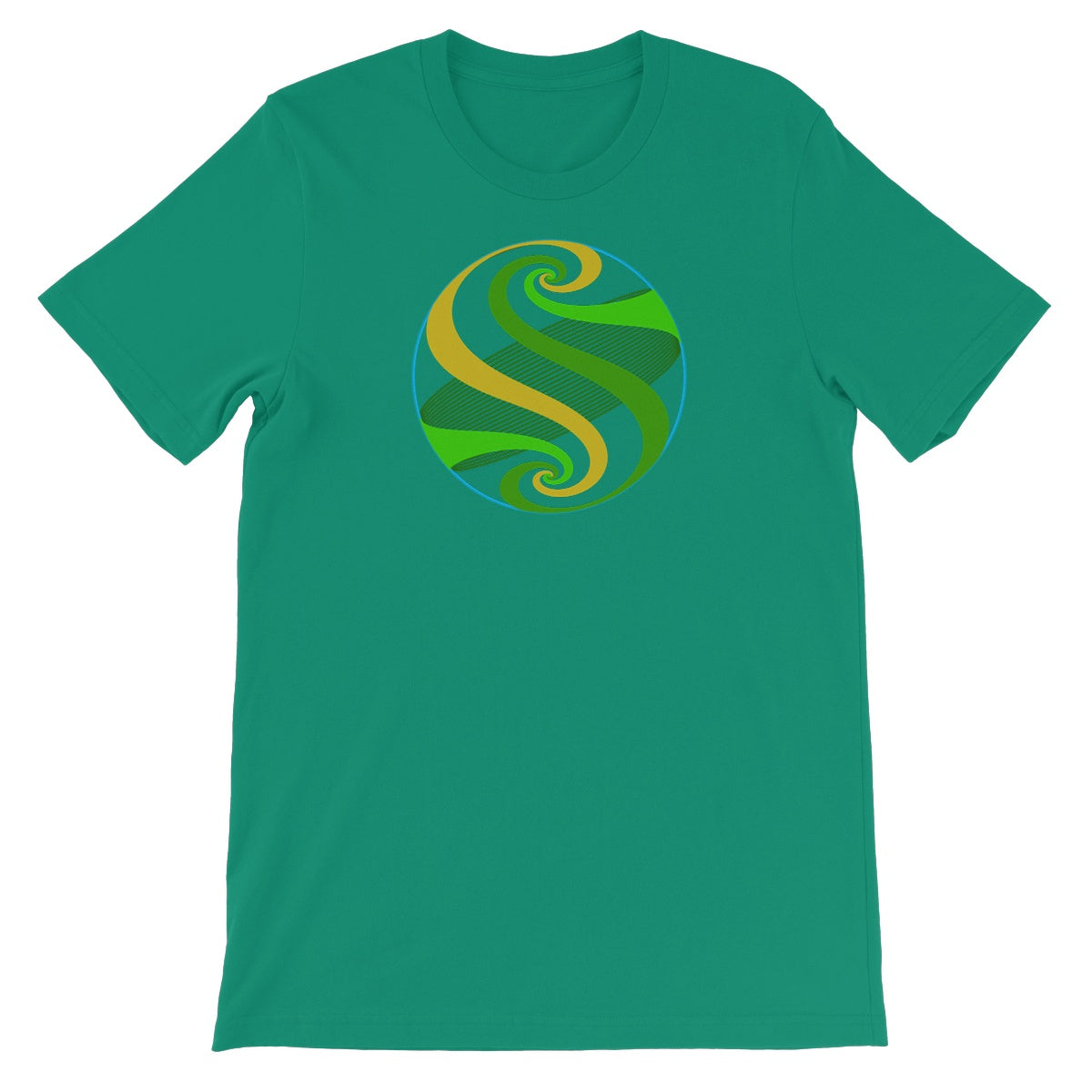 Möbius Flow, Pond Sphere Unisex Short Sleeve T-Shirt