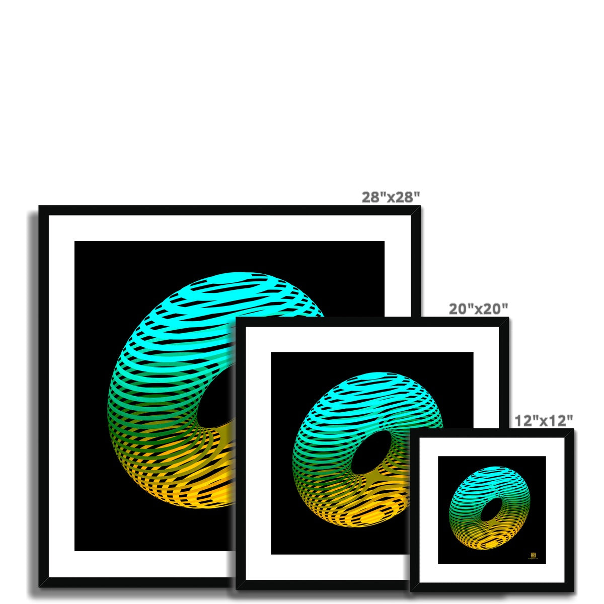 Morse Theory, Upright Framed & Mounted Print