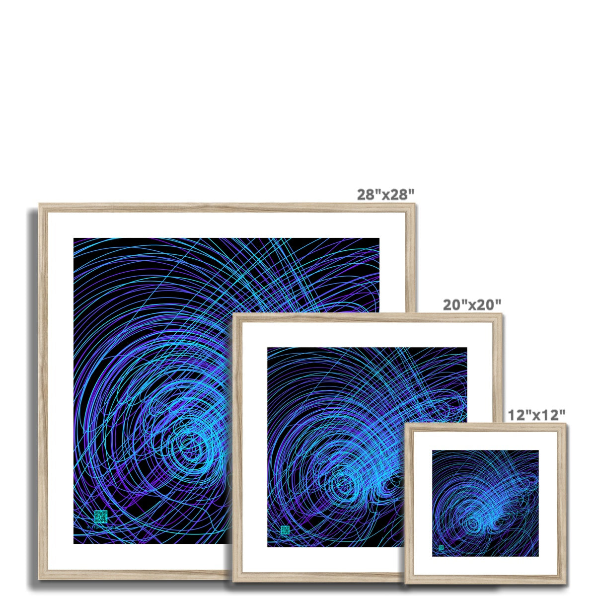Lorenz Attractor, Cool Framed & Mounted Print