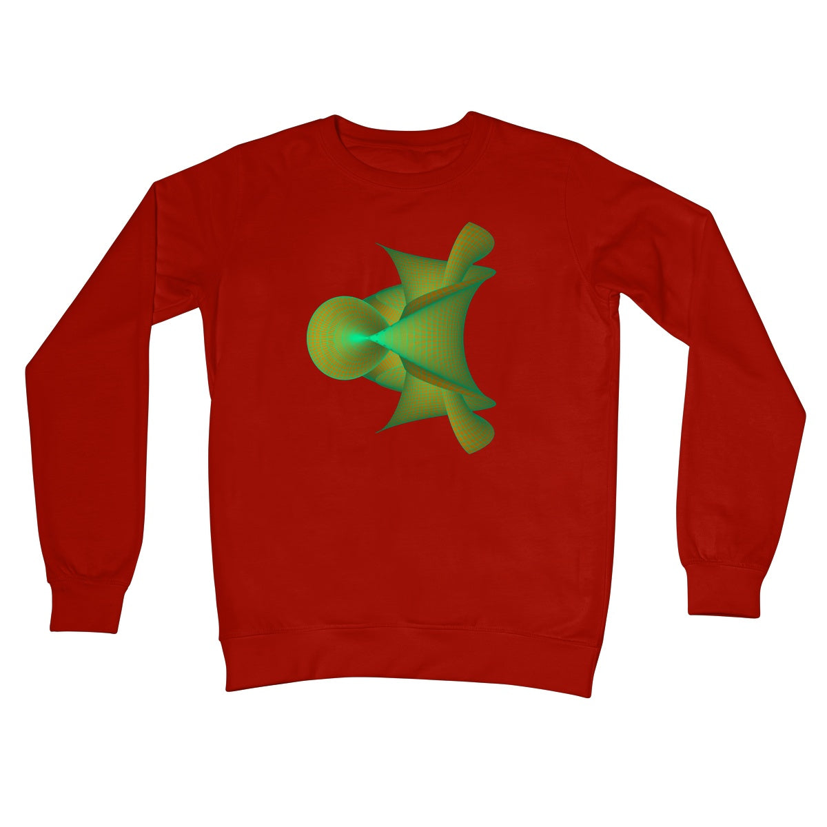 Kuen's Surface, Gold Crew Neck Sweatshirt