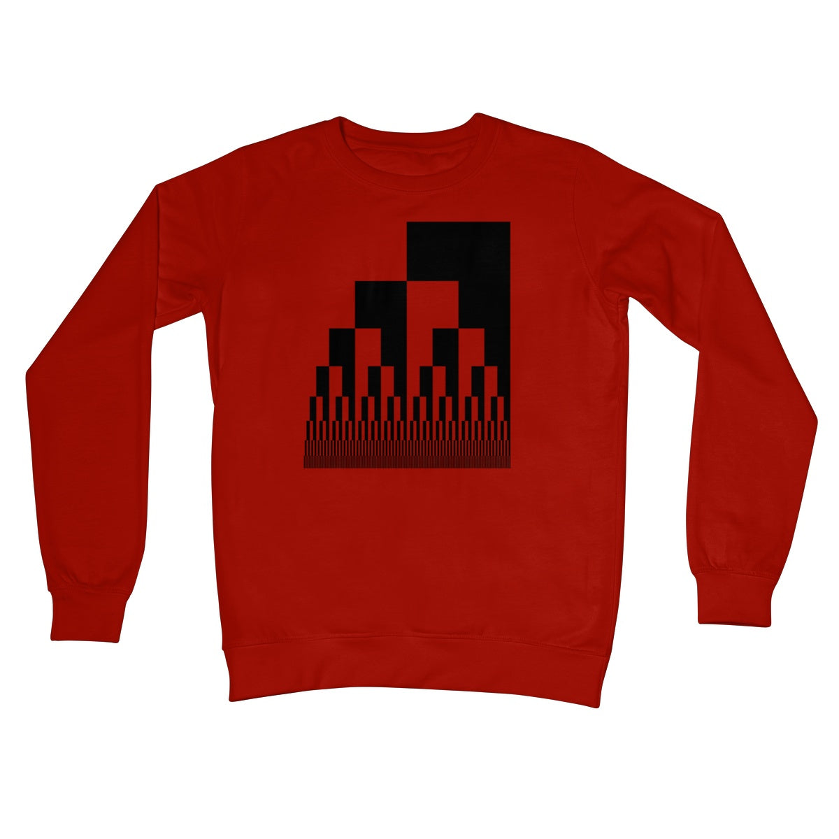Binary Cascade Crew Neck Sweatshirt