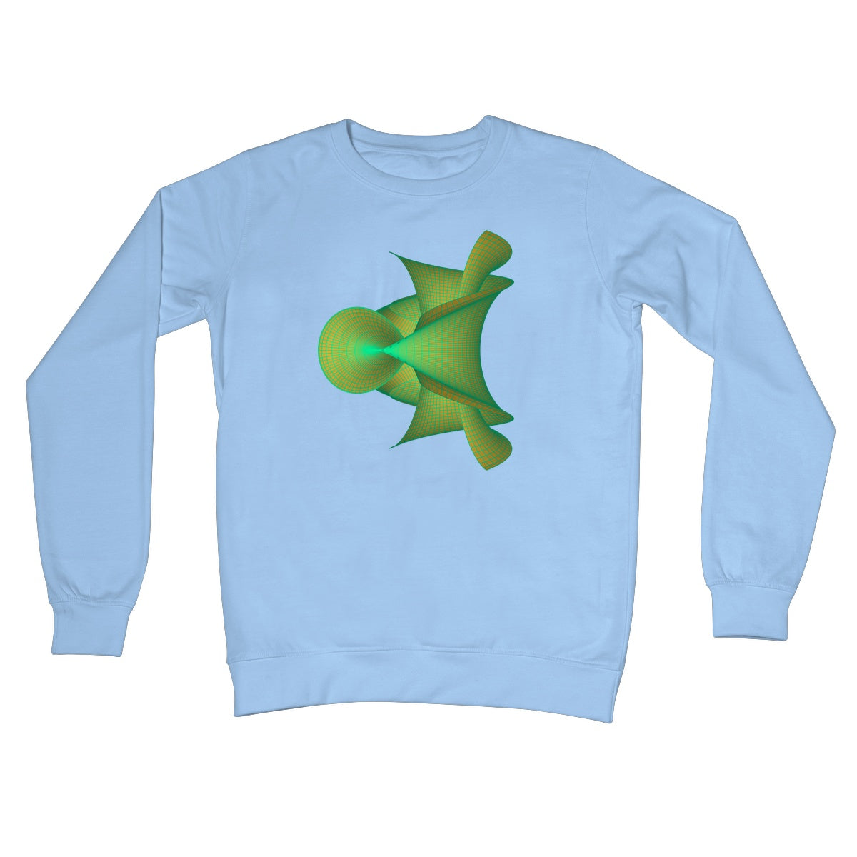 Kuen's Surface, Gold Crew Neck Sweatshirt