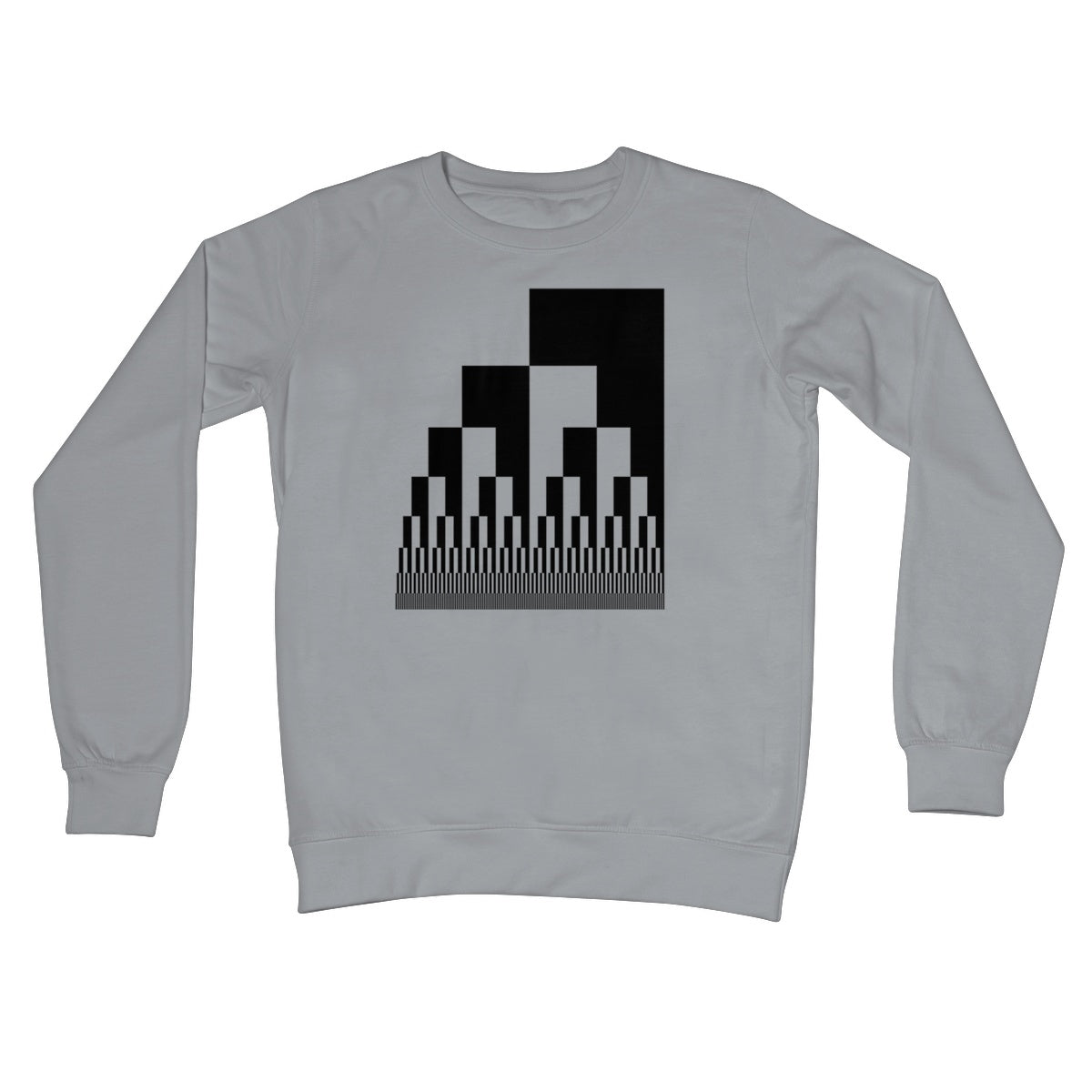 Binary Cascade Crew Neck Sweatshirt
