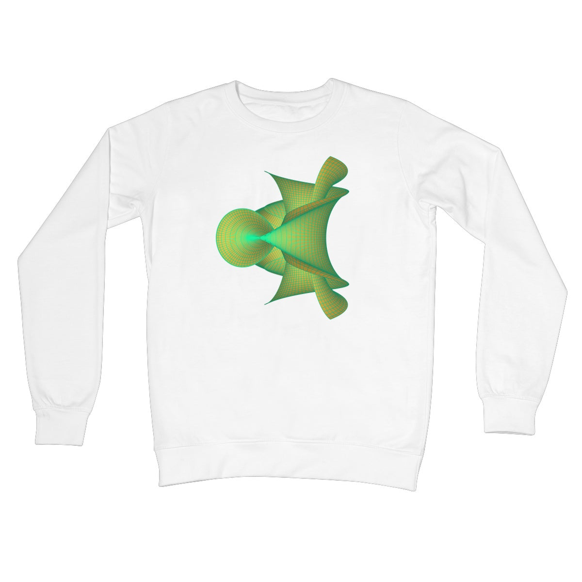 Kuen's Surface, Gold Crew Neck Sweatshirt