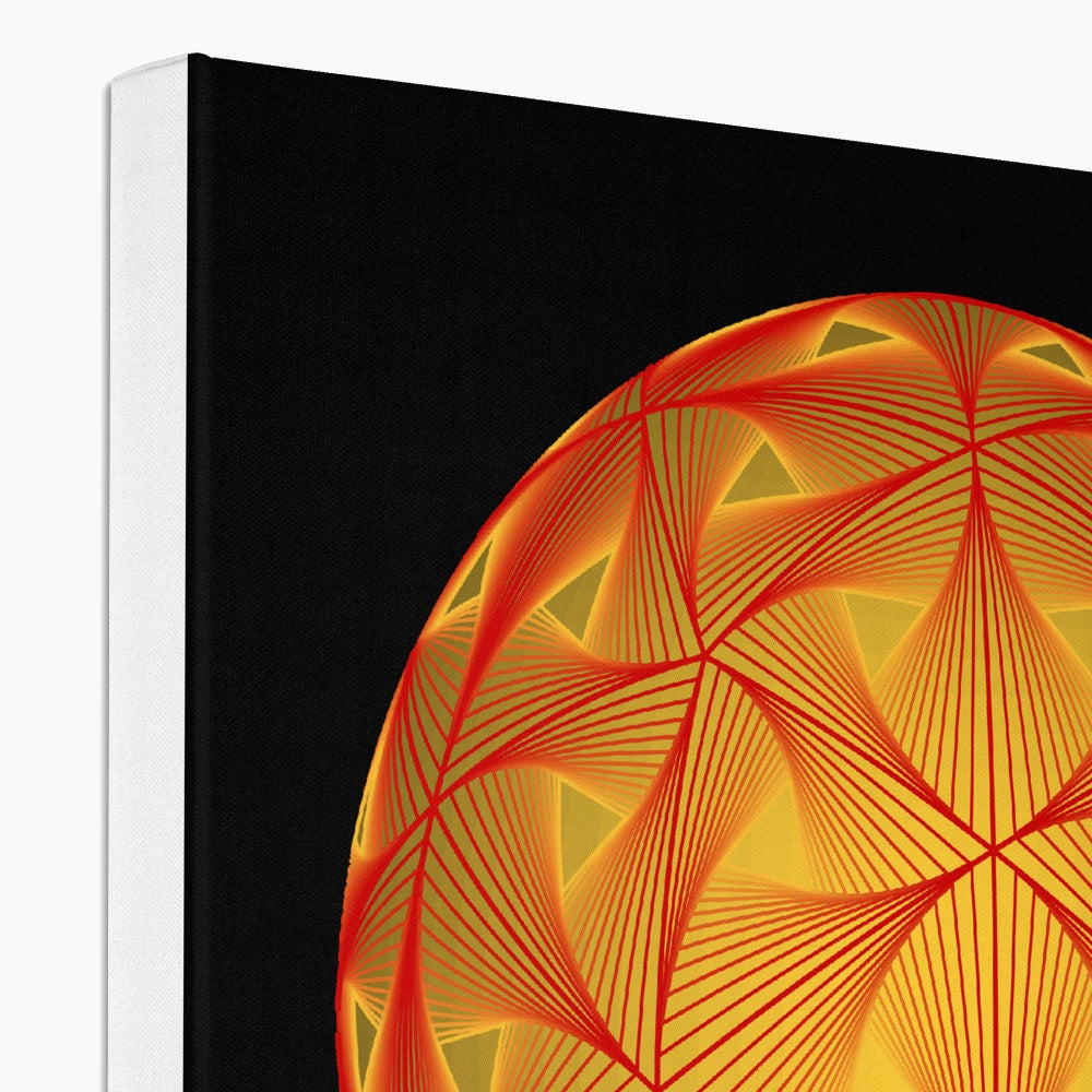 Diatom, Red Eco Canvas
