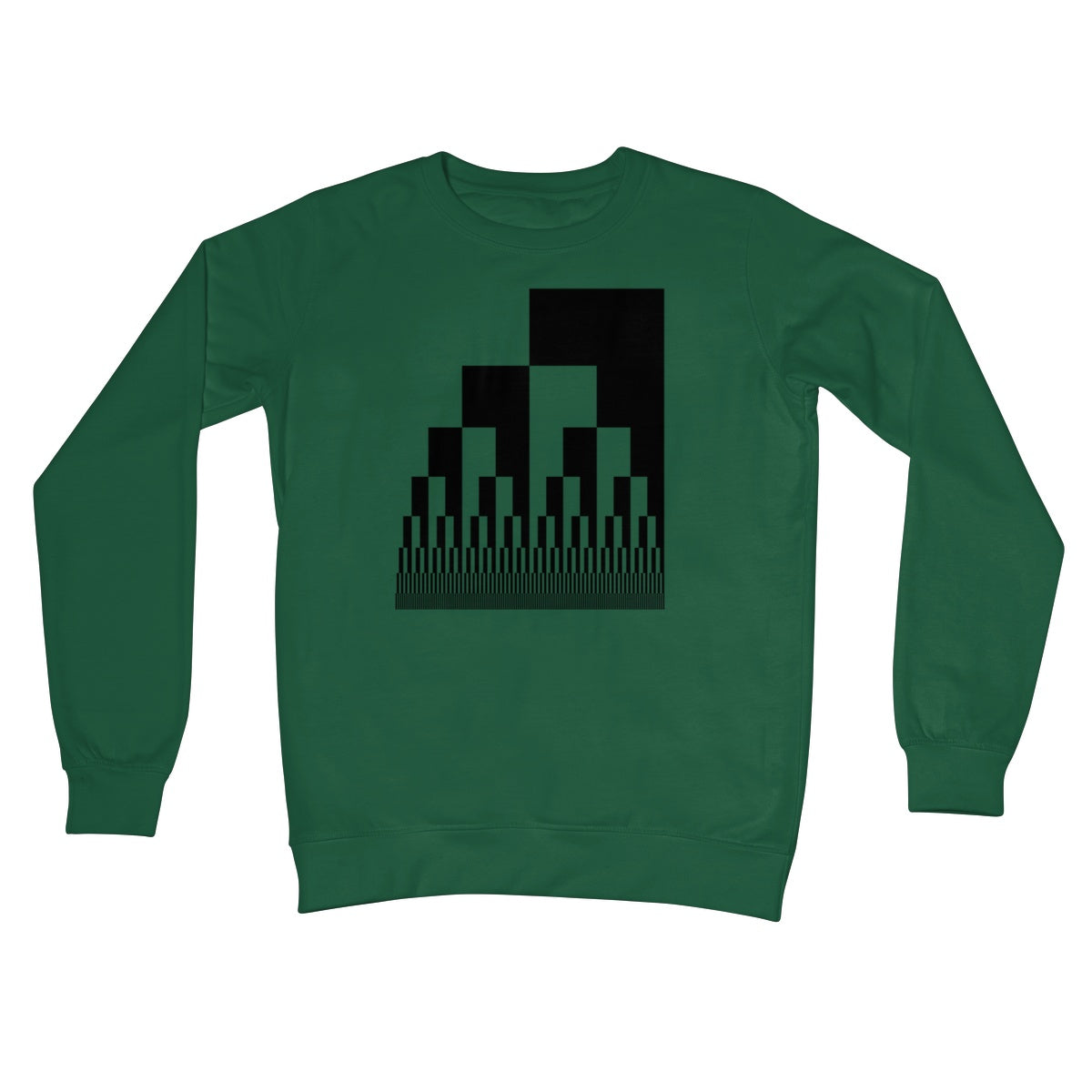 Binary Cascade Crew Neck Sweatshirt