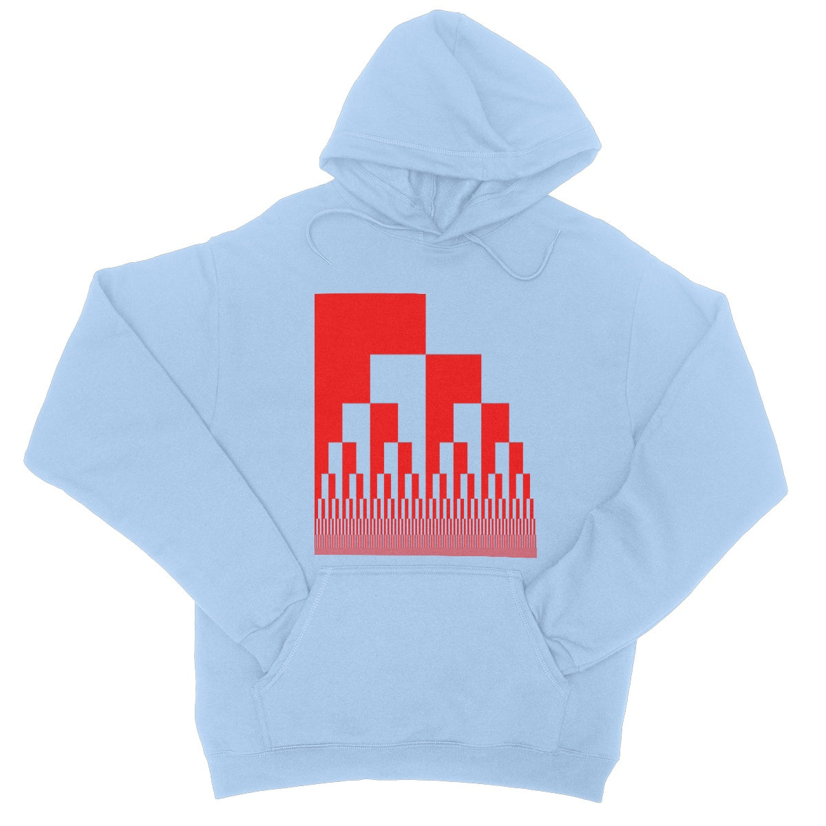Binary Cascade, Red College Hoodie