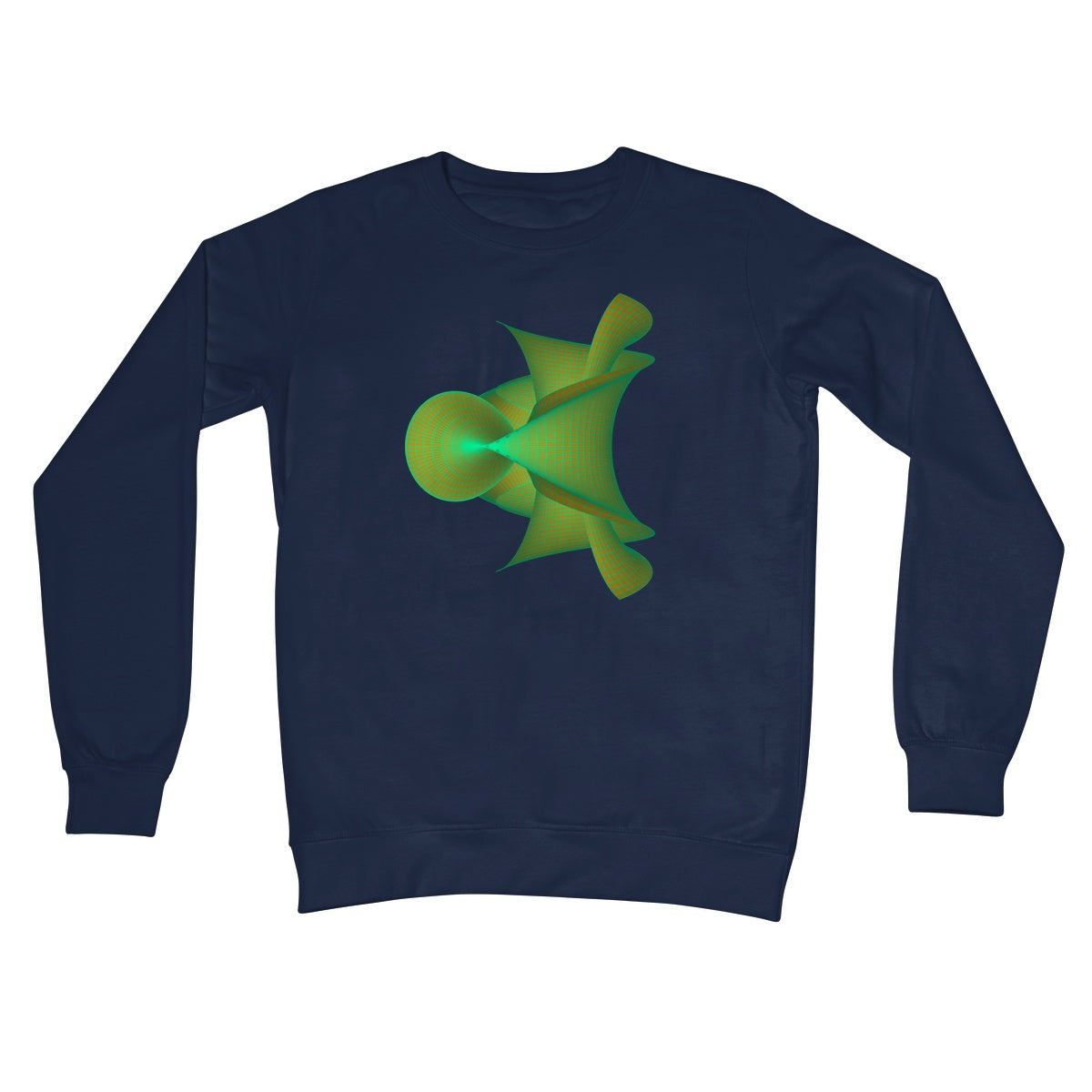 Kuen's Surface, Gold Crew Neck Sweatshirt