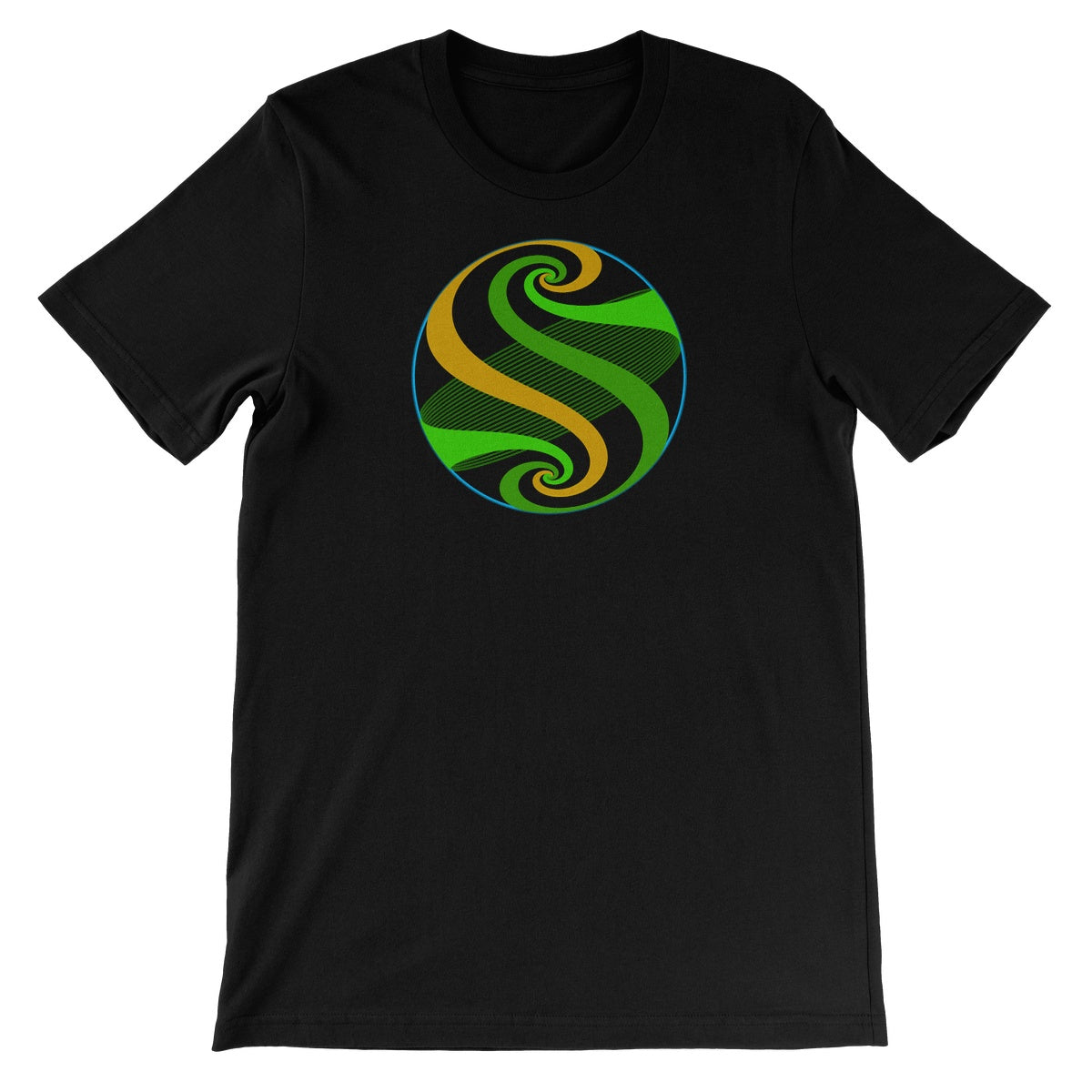 Möbius Flow, Pond Sphere Unisex Short Sleeve T-Shirt