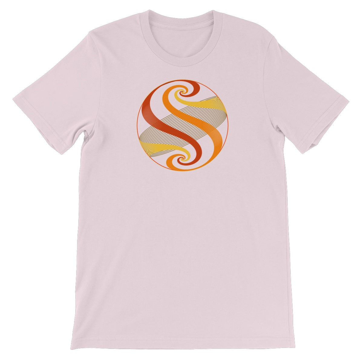 Möbius Flow, Autumn Sphere Unisex Short Sleeve T-Shirt
