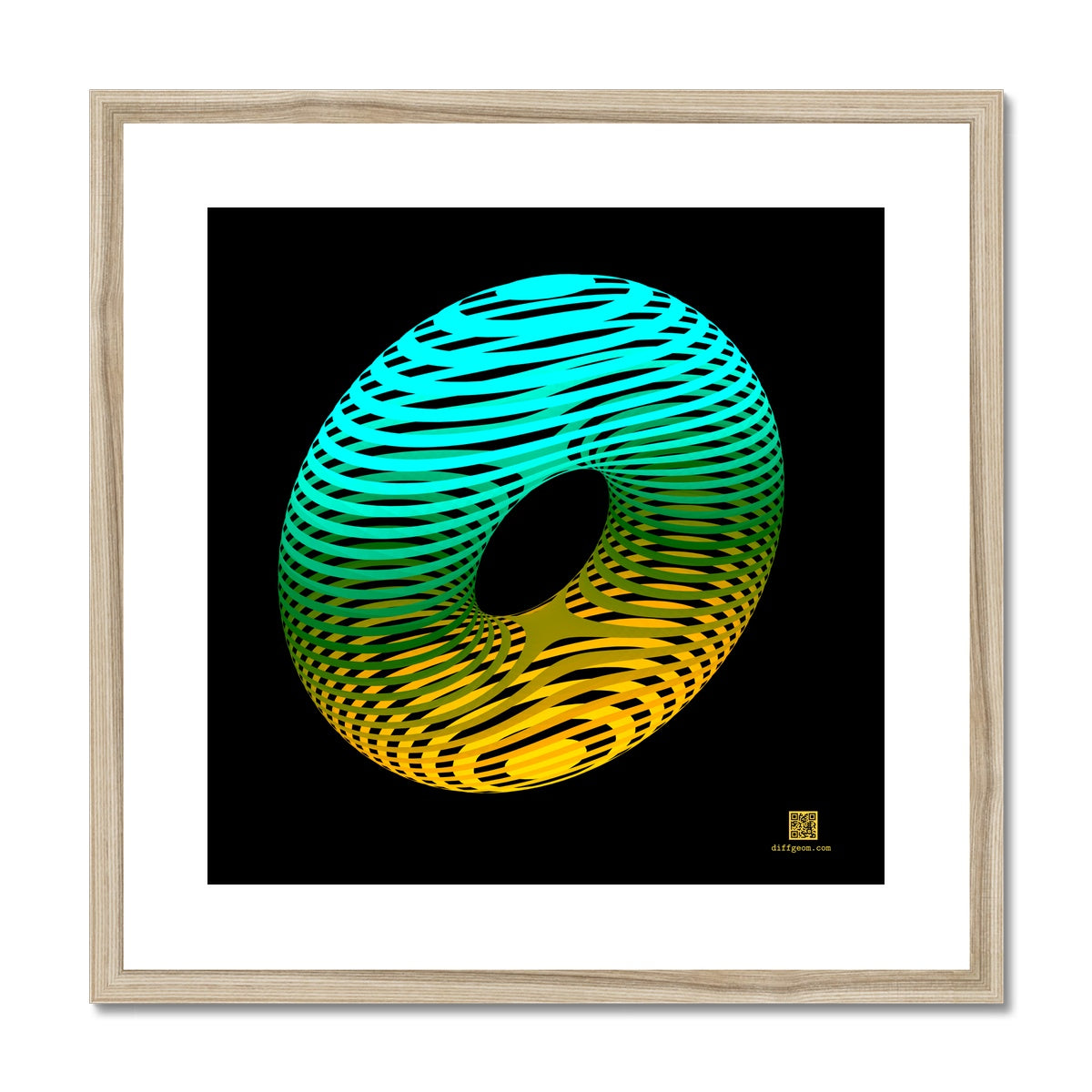 Morse Theory, Upright Framed & Mounted Print