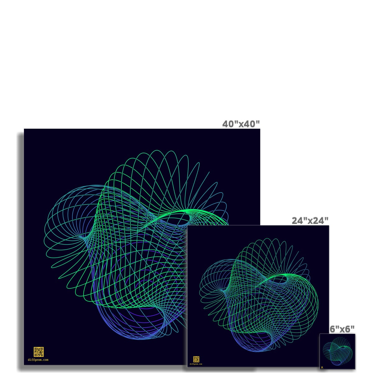 Projective Plane, Spring Fine Art Print