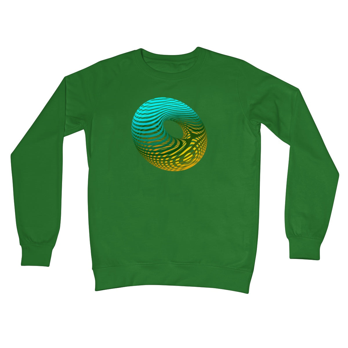 Morse Theory, Oblique Crew Neck Sweatshirt